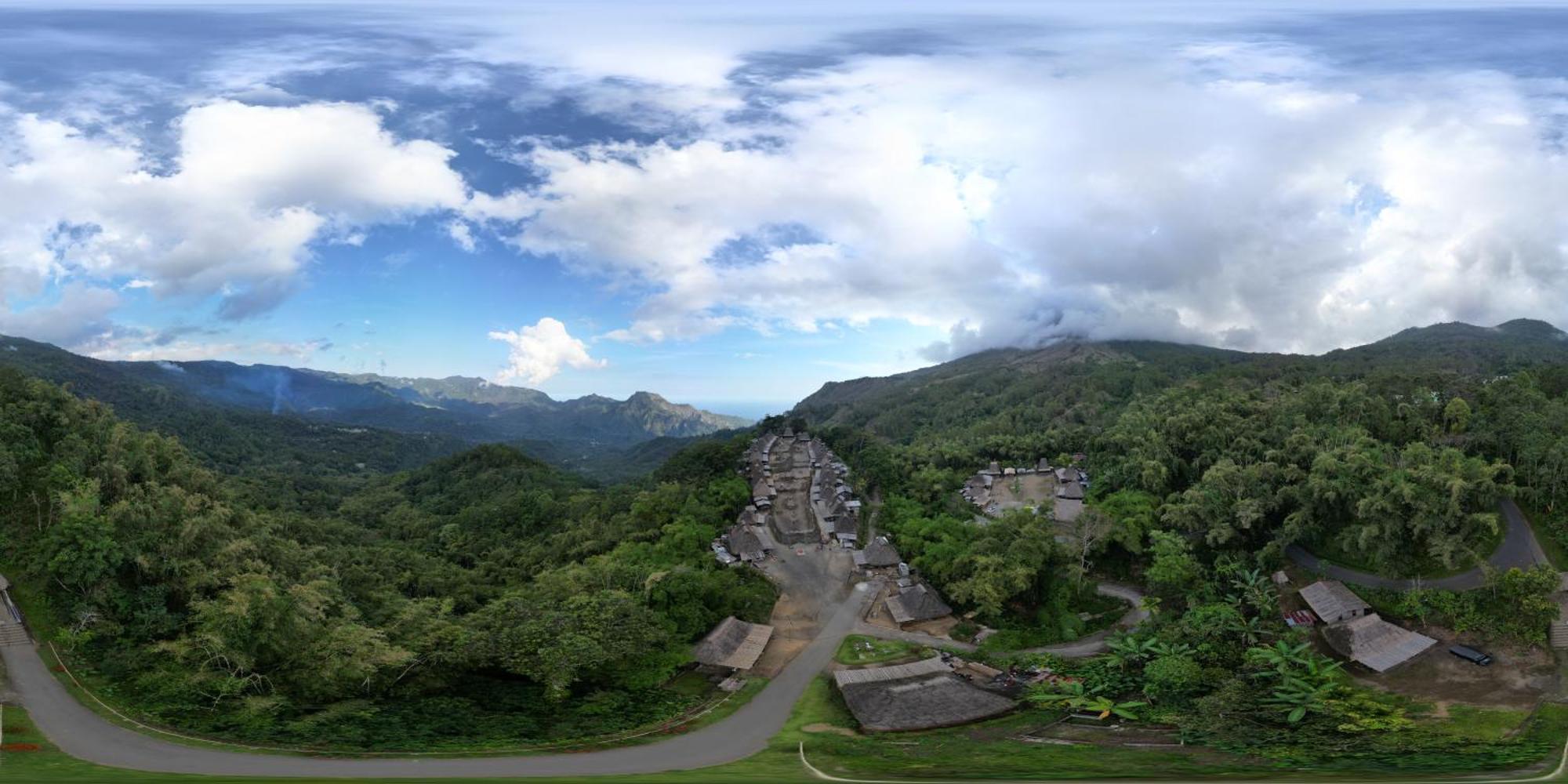 Riung Tiga Empat Tujuh Guesthouse エクステリア 写真